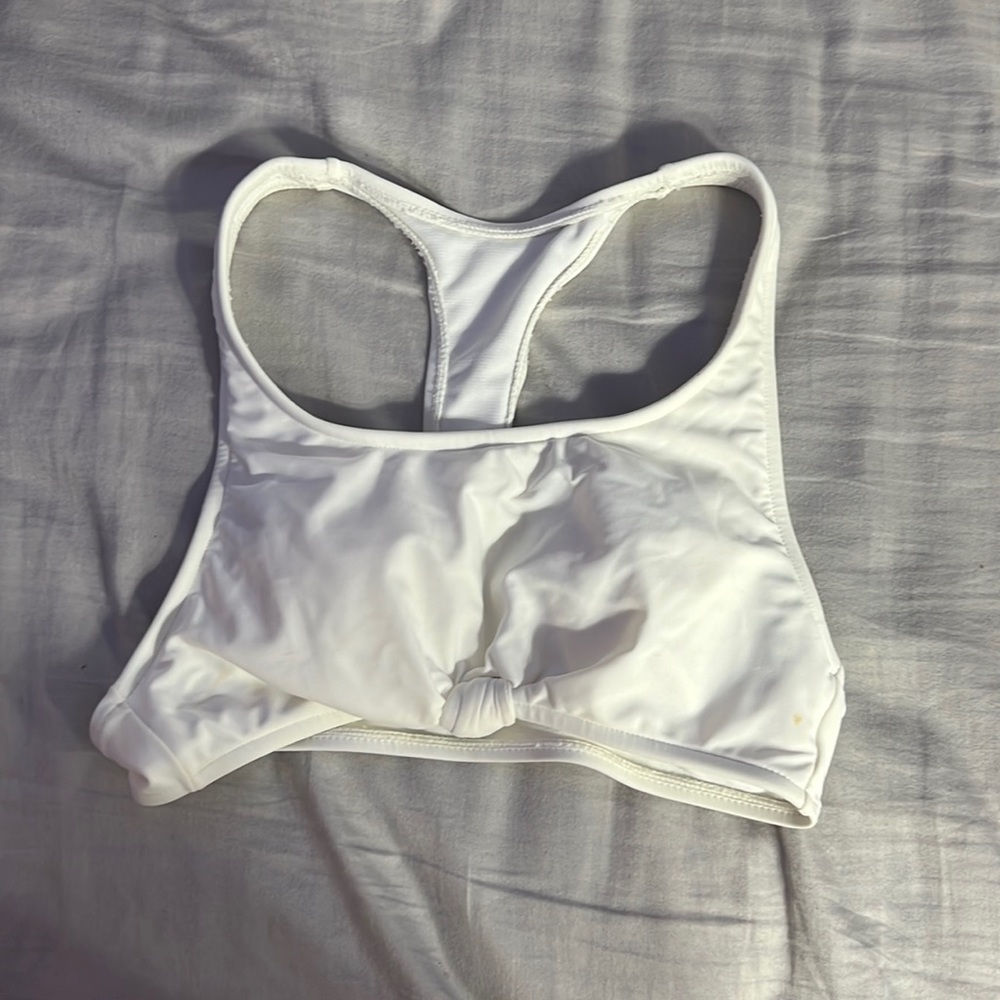 White bathing suit